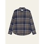 Jeremy Check Flannel Shirt in Dark Navy