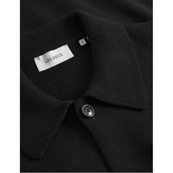 Fischer Cotton Milano Overshirt in Black