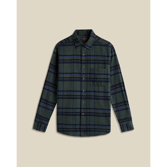 Green Box Check Shirt