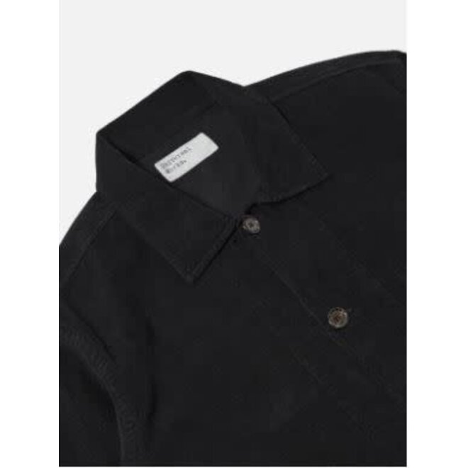 Bakers Overshirt in Black Fine Cord