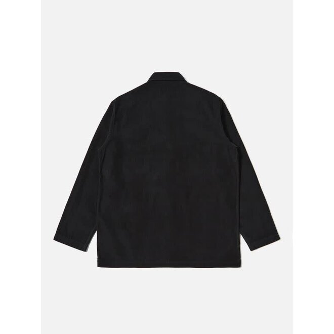 Bakers Overshirt in Black Fine Cord