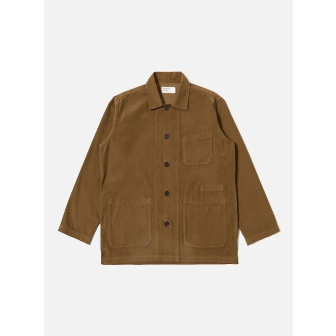Bakers Overshirt in Khaki Fine Cord