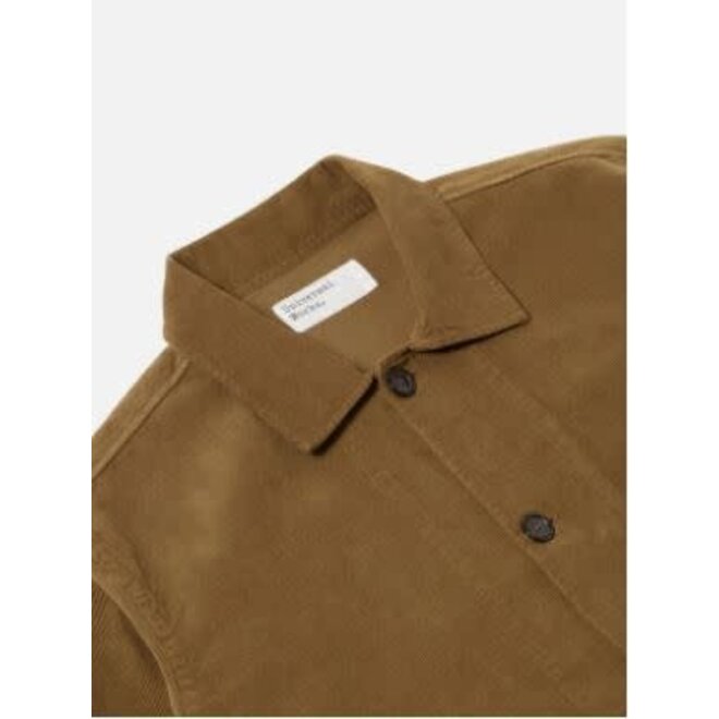 Bakers Overshirt in Khaki Fine Cord
