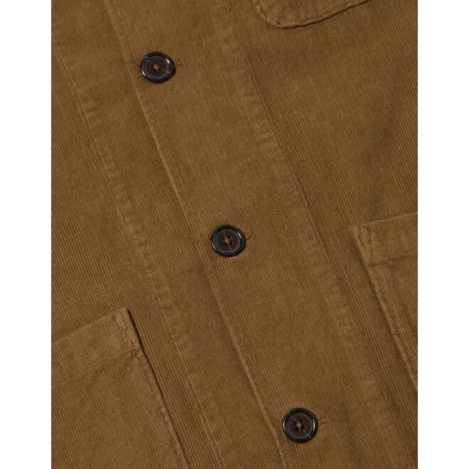 Bakers Overshirt in Khaki Fine Cord
