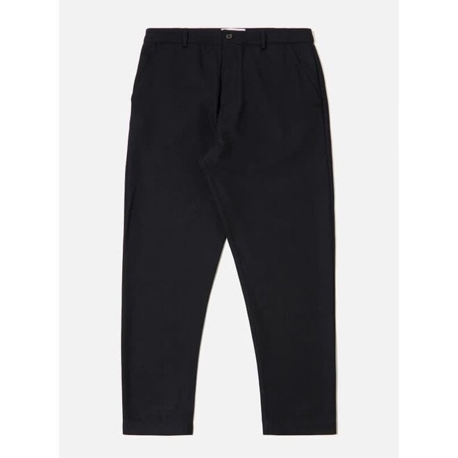 Military Chino in Dark Navy Tweed