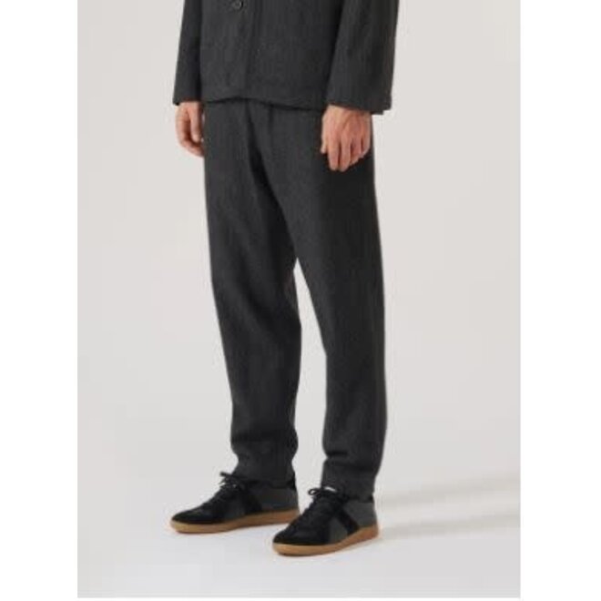 Military Chino in Grey Upcycled Wool