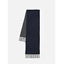 Double Sided Scarf in Navy/Mid Grey
