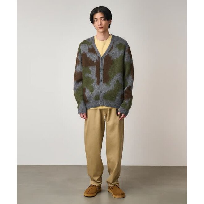 Mohair Cardigan in Jungle Digi Camo