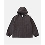 Northside Plaid Hooded Jacket in Deep Brown