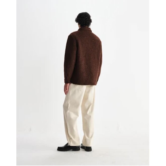 Mount Wool Reversible Overshirt in Brown