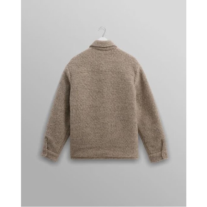 Mount Wool Reversible Overshirt in Natural