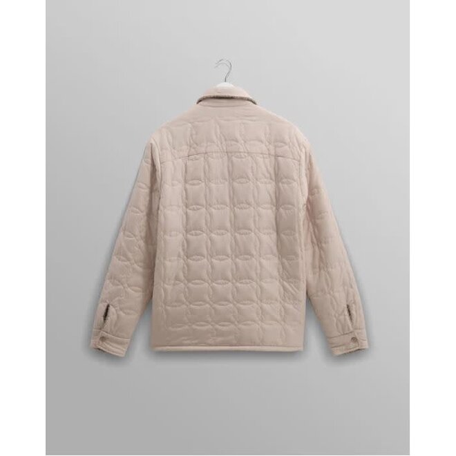 Mount Wool Reversible Overshirt in Natural