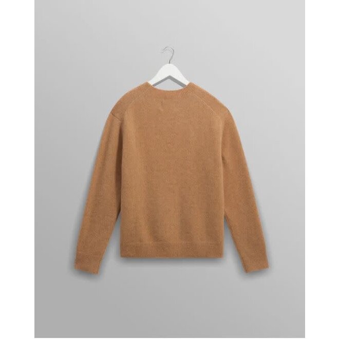 Wilde Wool Crewneck Jumper in Camel