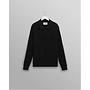 Oban Knitted Polo in Black