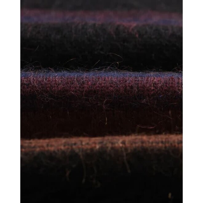 Wilde Wool Crewneck Jumper in Black/Dark Multicolour