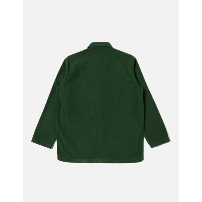 Bakers Overshirt in Green Fine Cord