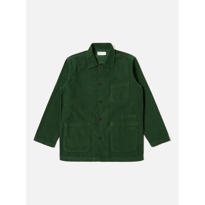 Bakers Overshirt in Green Fine Cord