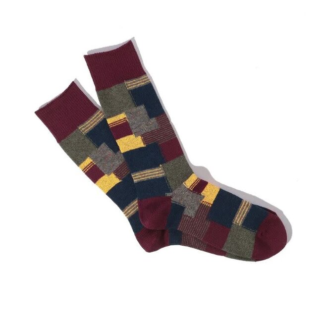 Patchwork Crew in Wine