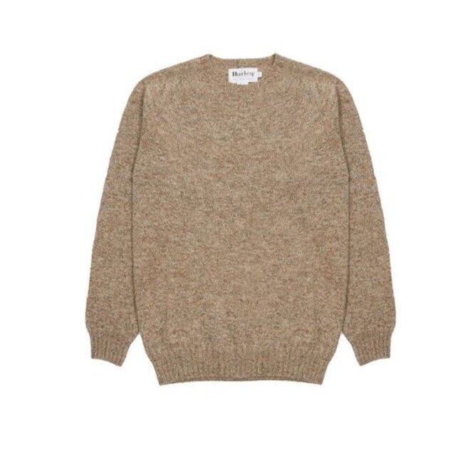 Supersoft Shetland Jumper in Pebble