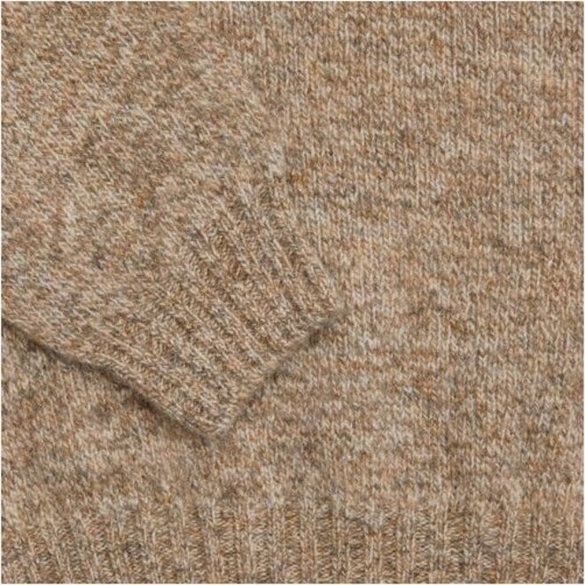 Supersoft Shetland Jumper in Pebble