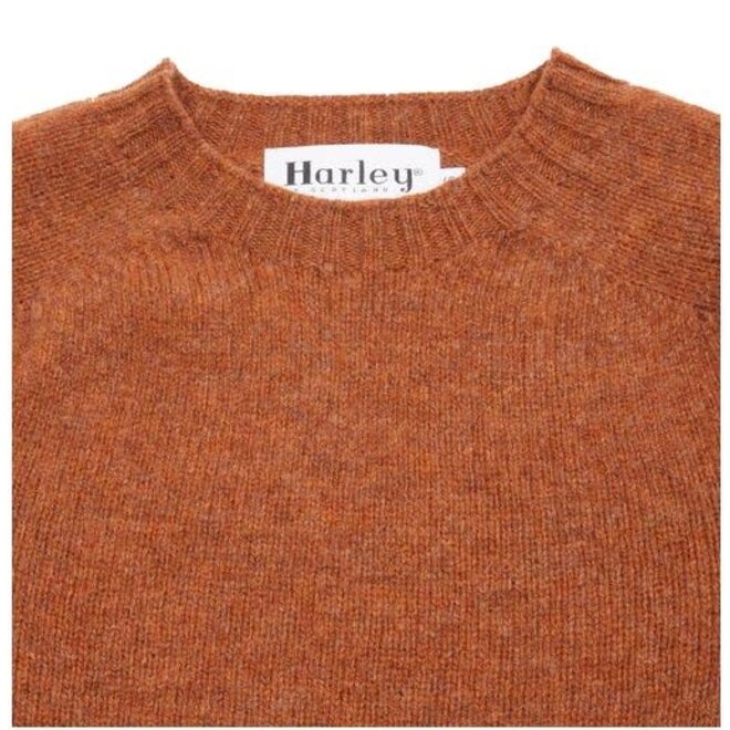 Supersoft Shetland Jumper in Whiskey