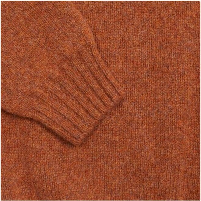 Supersoft Shetland Jumper in Whiskey