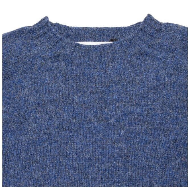 Supersoft Shetland Jumper in Denim