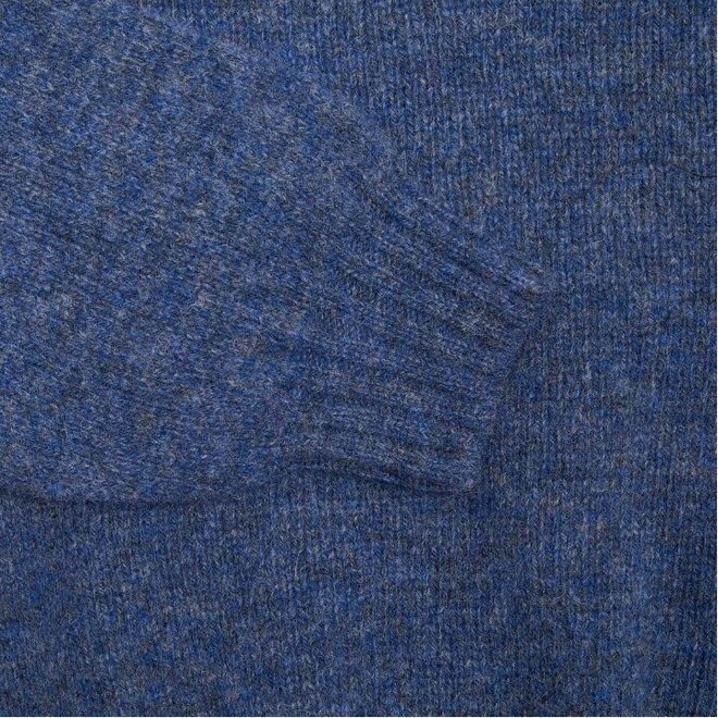 Supersoft Shetland Jumper in Denim