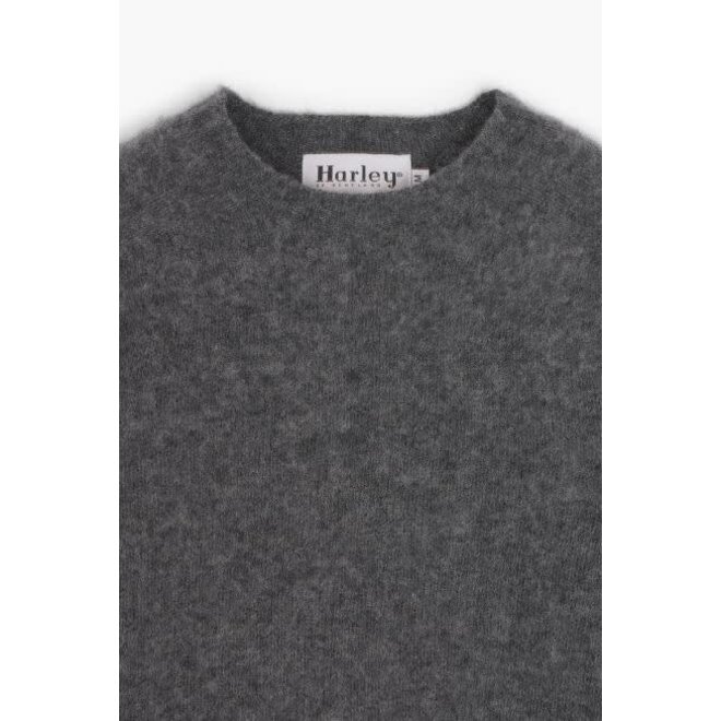 Supersoft Shetland Jumper in Basalt