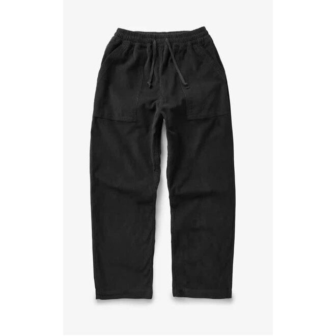 Corduroy Chef Pants in Black