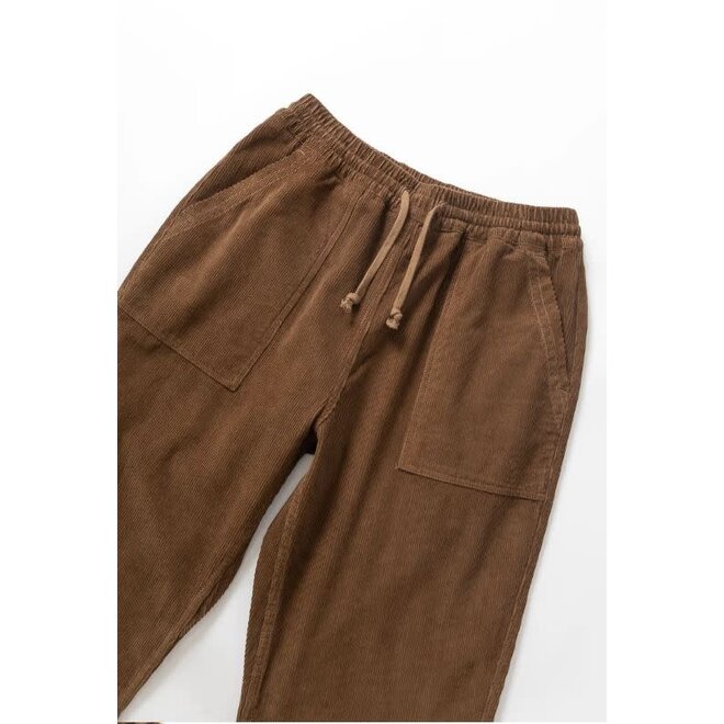 Corduroy Chef Pants in Bark