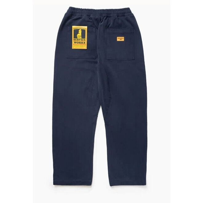 Moleskin Chef Pants in Dark Navy
