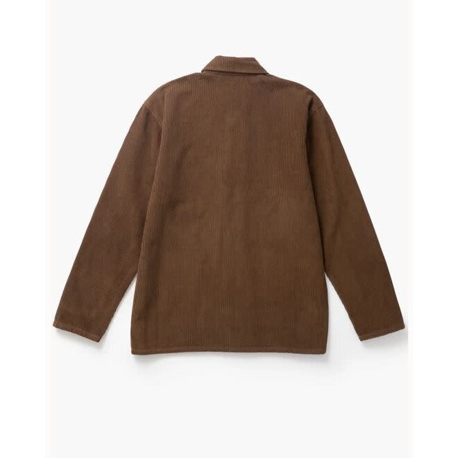 Corduroy Chore Shirt in Bark