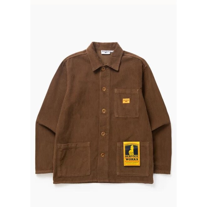 Corduroy Chore Shirt in Bark