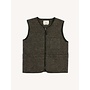 Bute Herringbone Vest in Moss