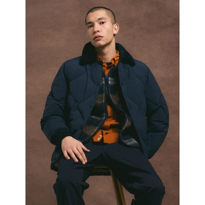 Dunbar Padded Jacket in Dark Navy
