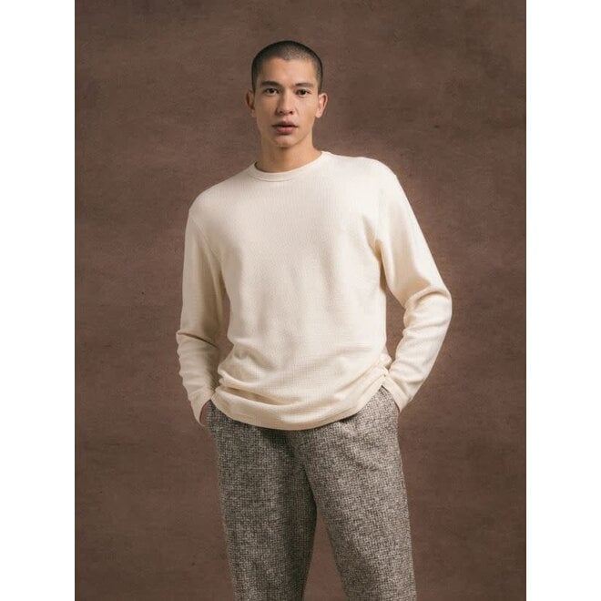 Waternish Waffle Tee in Natural