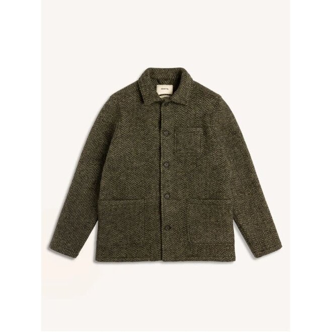 Ormiston Wool Jacket in Moss