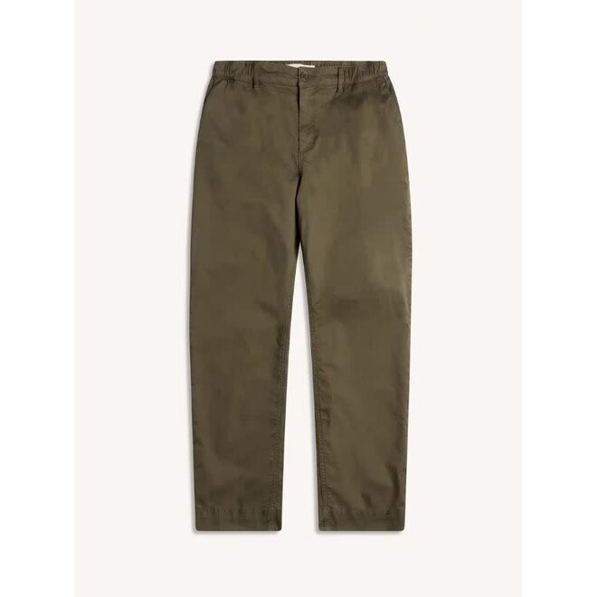 Inverness Trouser in Olive Twill