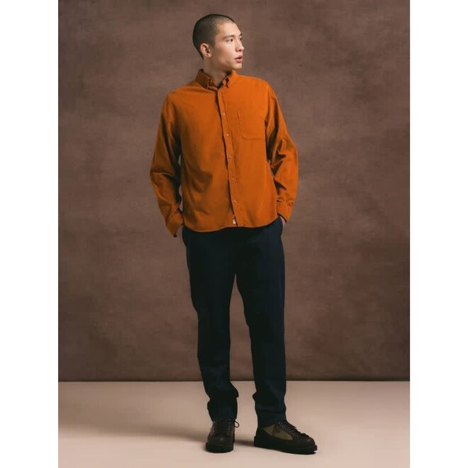 Inverness Trouser in Dark Navy Twill