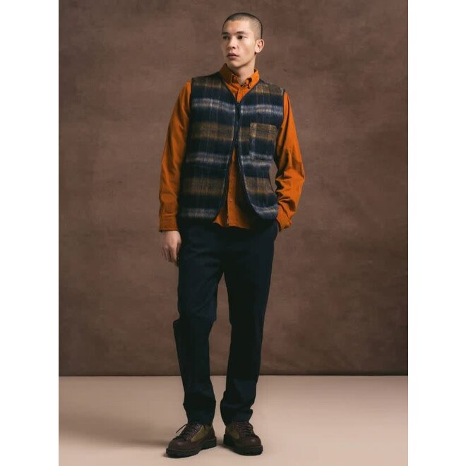 Inverness Trouser in Dark Navy Twill