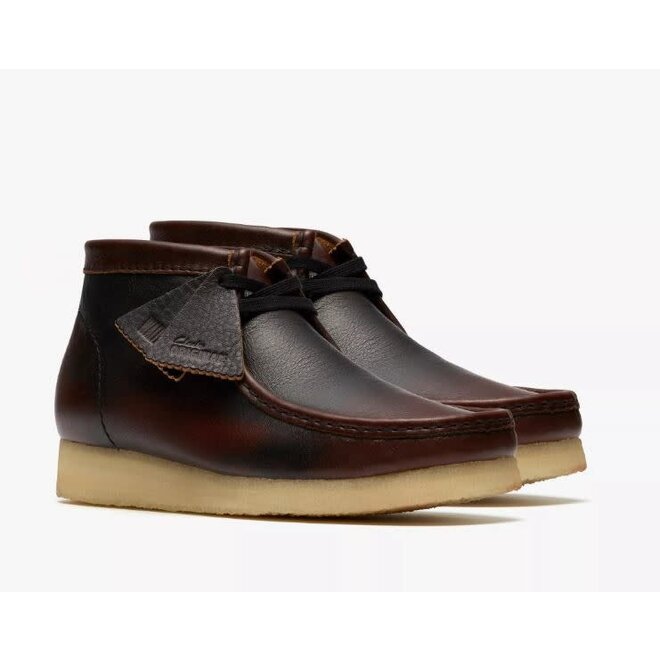 Wallabee Boot in Dark Tan Combination