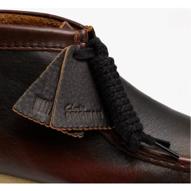 Wallabee Boot in Dark Tan Combination