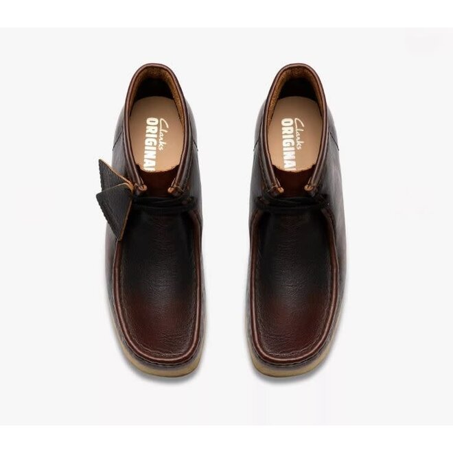 Wallabee Boot in Dark Tan Combination