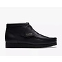 Wallabee Boot in Black Leather