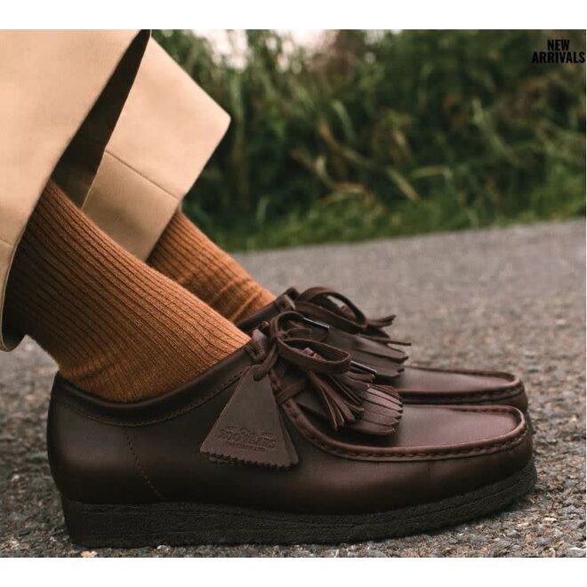 Wallabee in Purple Grape Leather