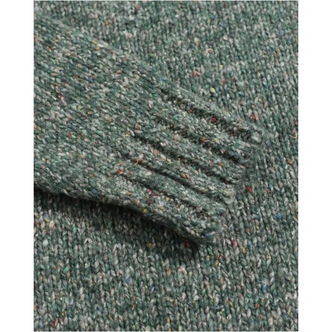 Bayer Roll Neck in Green/Multi Fleck