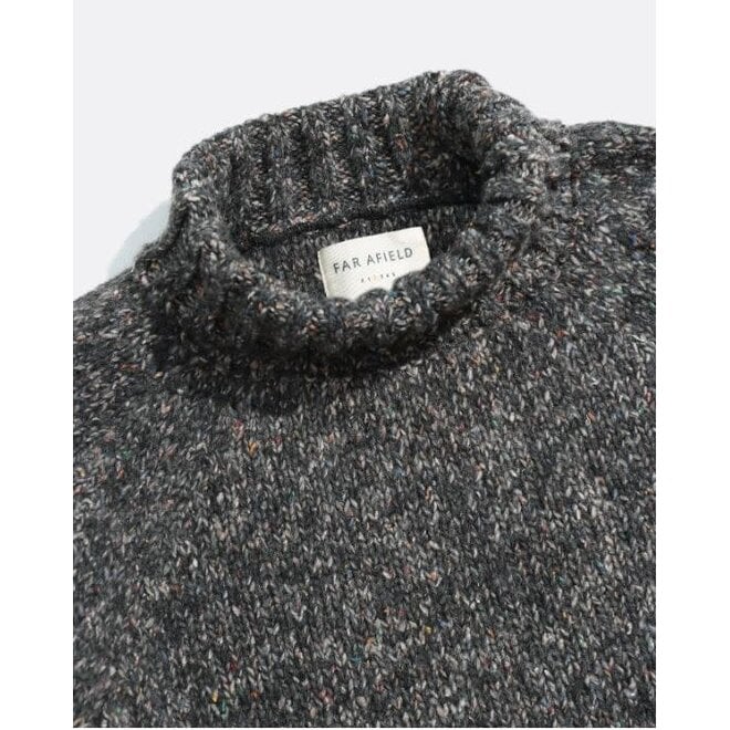 Bayer Roll Neck in Grey/Multi Fleck
