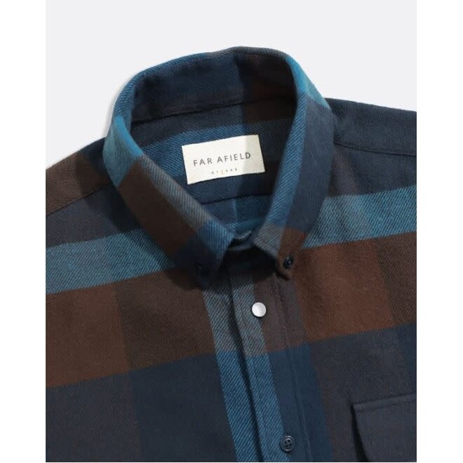 Larry Shirt in Blue/Multi Check