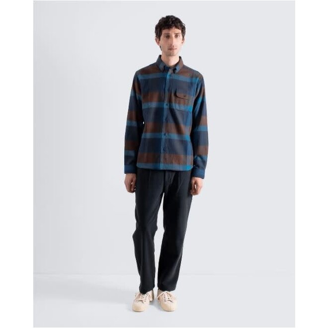 Larry Shirt in Blue/Multi Check